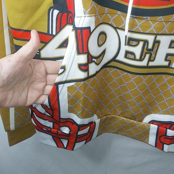 San Francisco 49ers Mens Always Faithful Hoodie Shirt - Picture 8 of 9